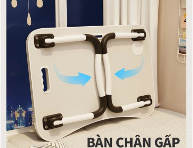 AIODIY Bàn học làm việc gấp gọn Bàn gấp máy tính xách tay Với Cup Holder Với khe cắm thẻ