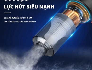 Máy Hút Bụi Mini Cầm Tay Không Dây Choice EL1-0401-1 Lực Hút 6000MPA Nhỏ Gọn, Pin Sạc Tiện Lợi