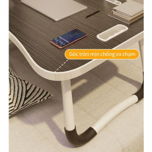 AIODIY Bàn học làm việc gấp gọn Bàn gấp máy tính xách tay Với Cup Holder Với khe cắm thẻ