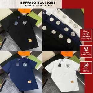 Áo Phông Nam Lờ Vê Đính Logo Vai Áo Siêu Đẹp - Áo Thun Lờ Vê Nam Nữ Chất Cotton Cao Cấp