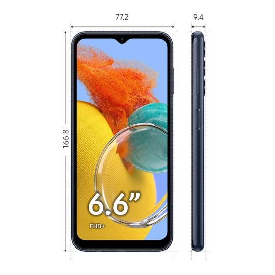 M14 5G Điện thoại Android 2 SIM nguyên bản mới toàn màn hình M14 5G điện thoại thông minh toàn màn hình
