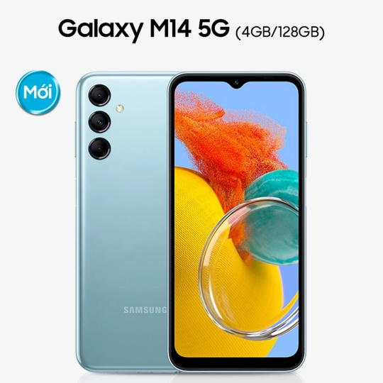 M14 5G Điện thoại Android 2 SIM nguyên bản mới toàn màn hình M14 5G điện thoại thông minh toàn màn hình