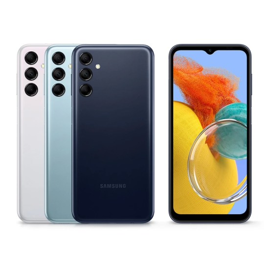 M14 5G Điện thoại Android 2 SIM nguyên bản mới toàn màn hình M14 5G điện thoại thông minh toàn màn hình
